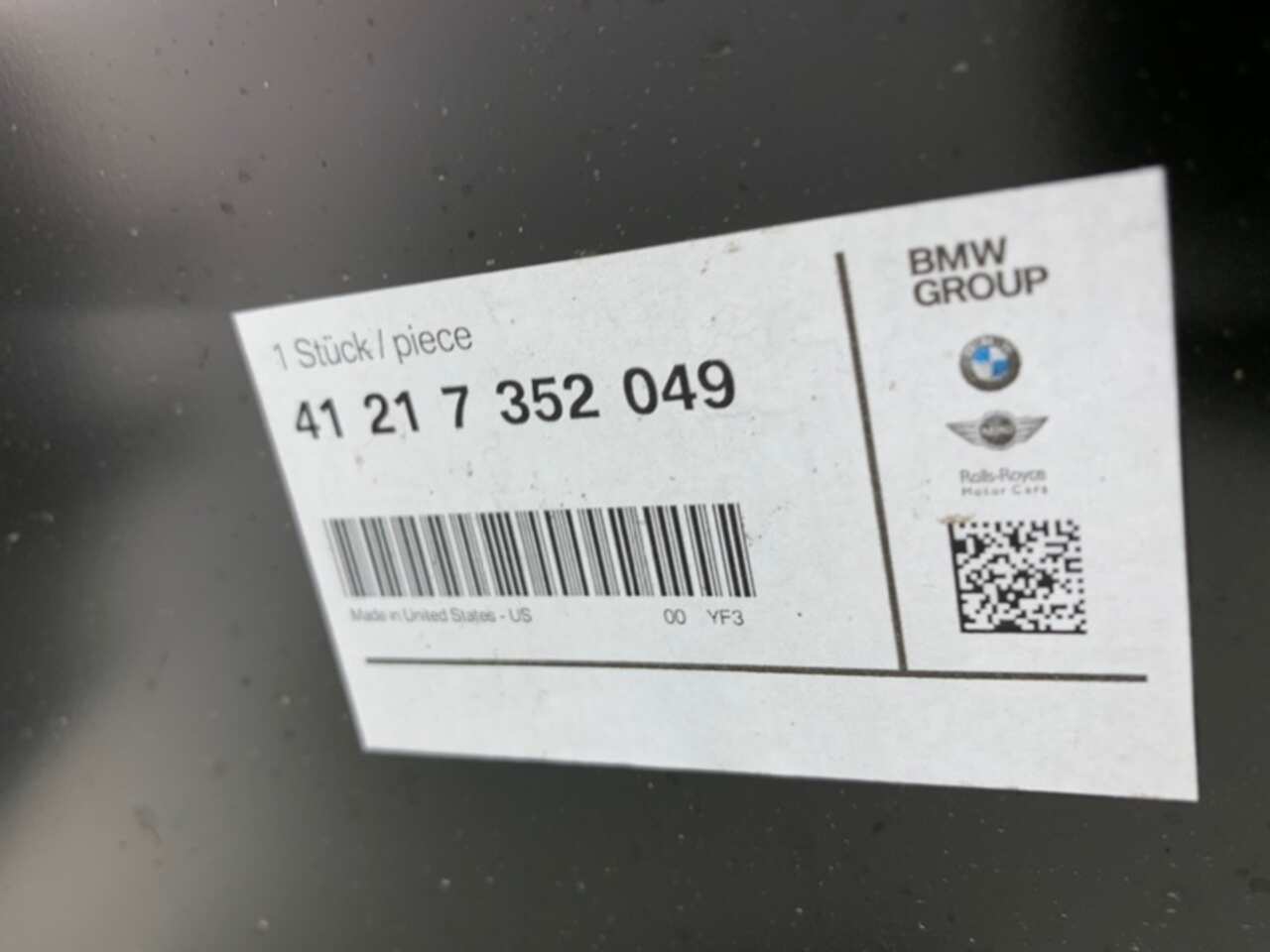 крыло Задн. Лев. BMW X5 F1`5 2013- Новый 41217352049 104249