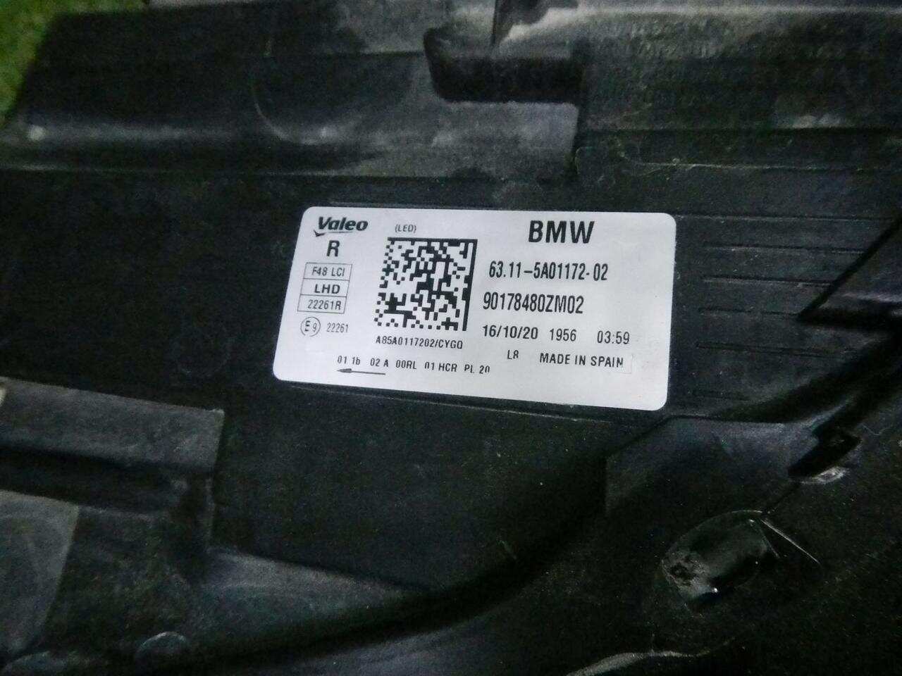 Фара правая BMW X1 F48 (2019-Н.В.) 63119477812 0000003642146