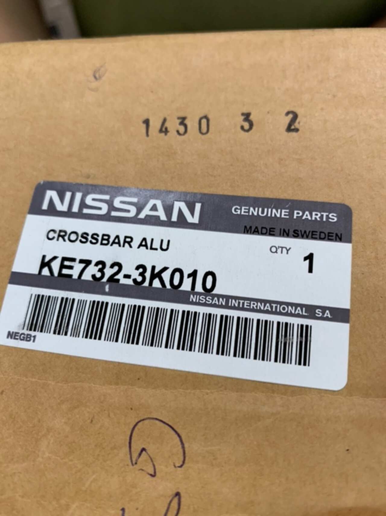 рейлинги NISSAN PATHFINDER R52 2014- Новый KE7323K010 140042